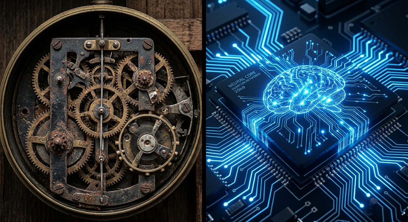 Comparison of old time-based billing and new AI-driven compute power